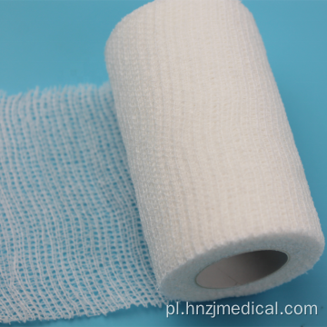 Czysty elastyczny bandaż z tkaniny bawełnianej 100%